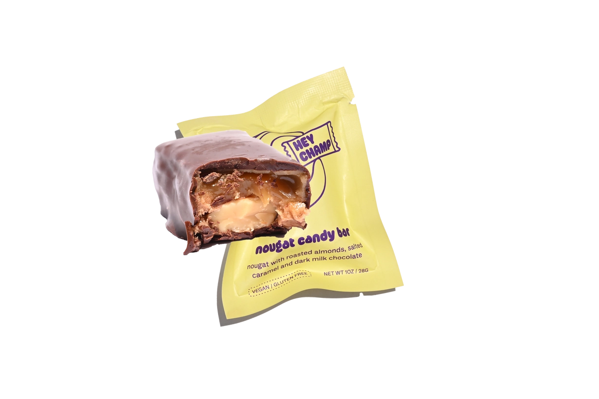 handmade nougat candy bar