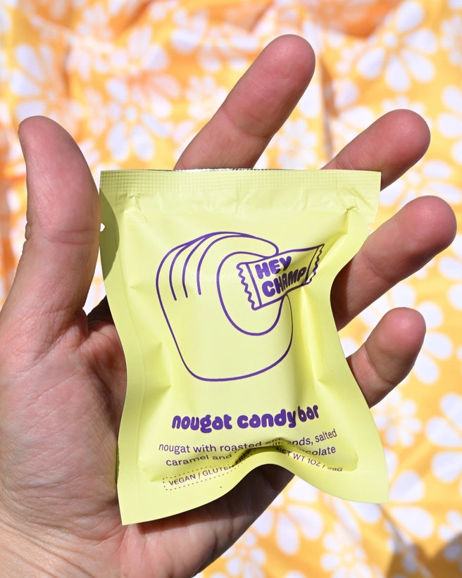handmade nougat candy bar
