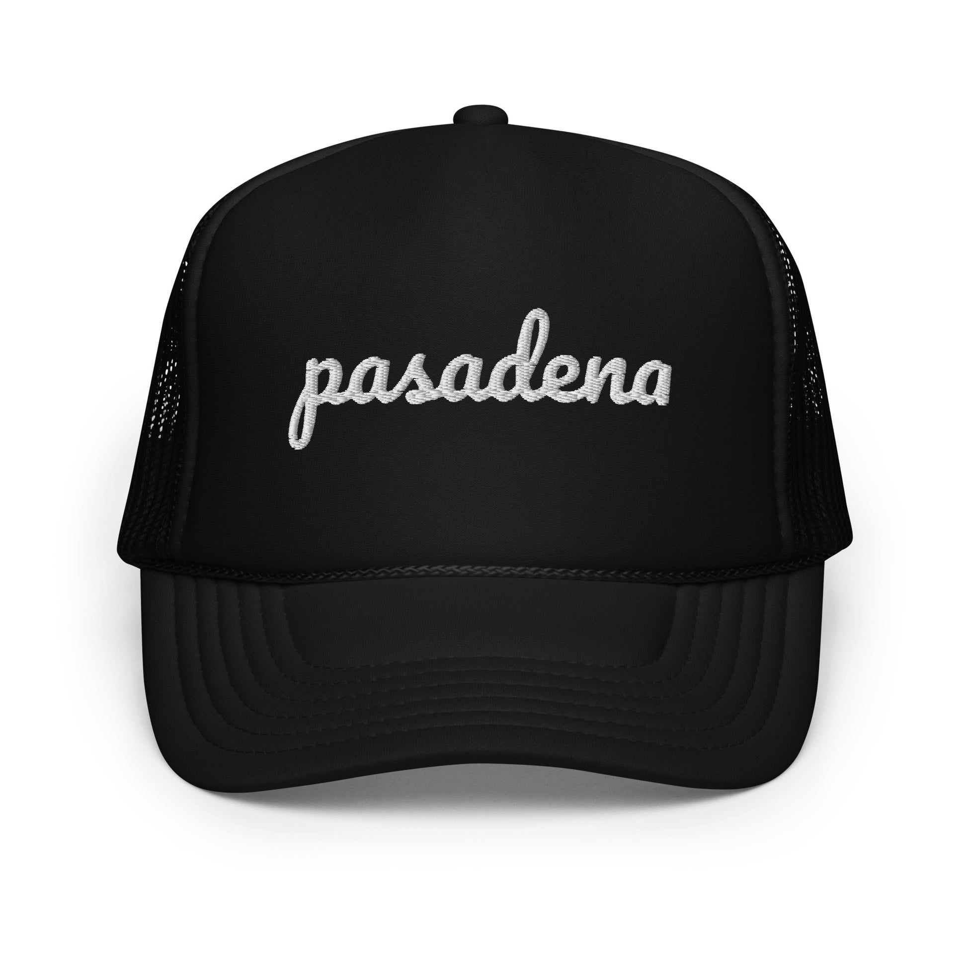 Pasadena Embroidered Trucker Hat