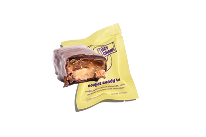 handmade nougat candy bar