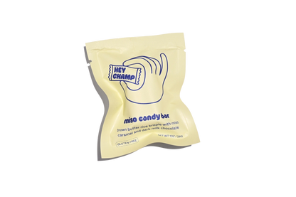 handmade miso candy bar